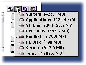 Standard File Disk Menu