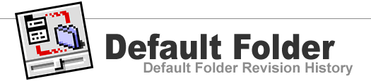 Default Folder Revision History