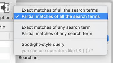 Search Types